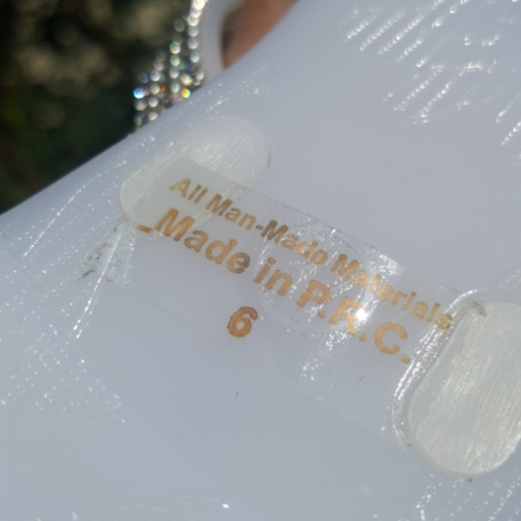 MARBELLA ♡ Gorgeous White Embellished Bling of Rhinestones Jelly Thong Sandals 6 - Picture 11 of 17